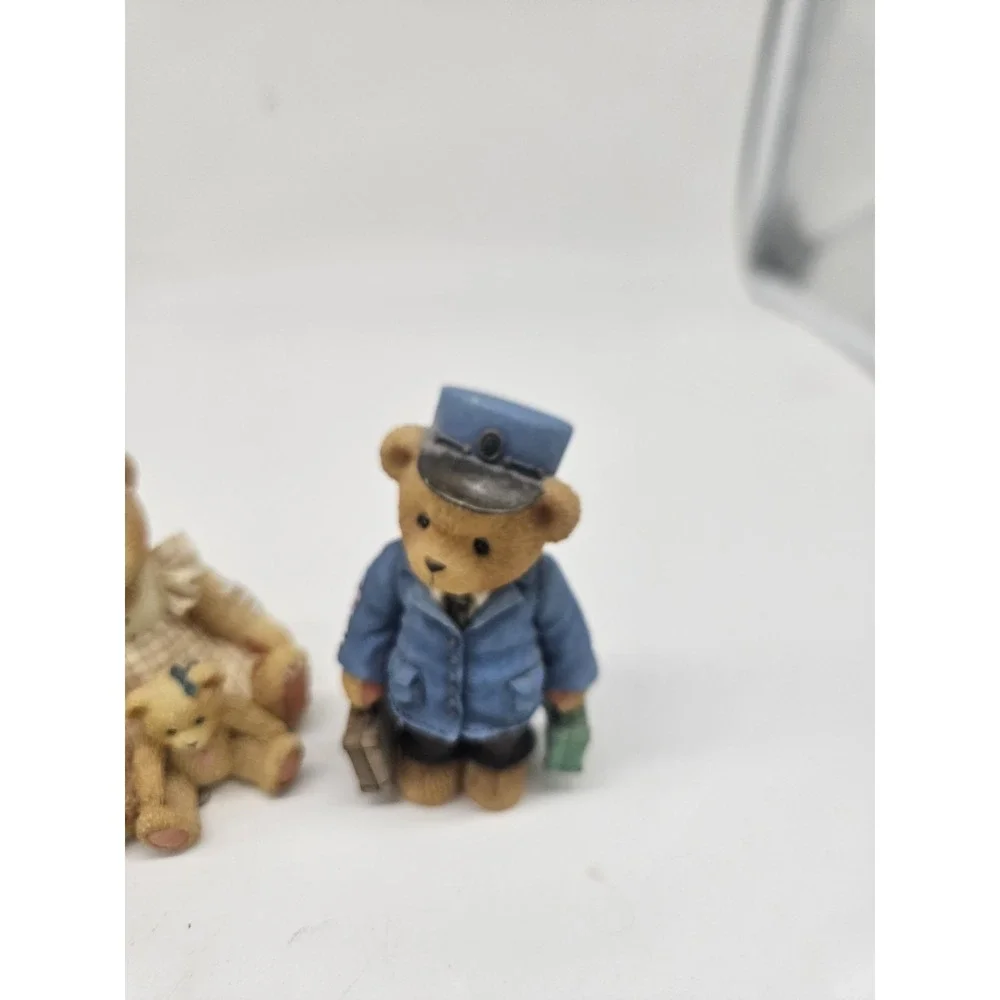 Lot Of 5 Vintage Cherished Teddies Bear Figurines
